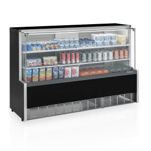 Vitrine refrigerada universal - 1 placa fria - Preto